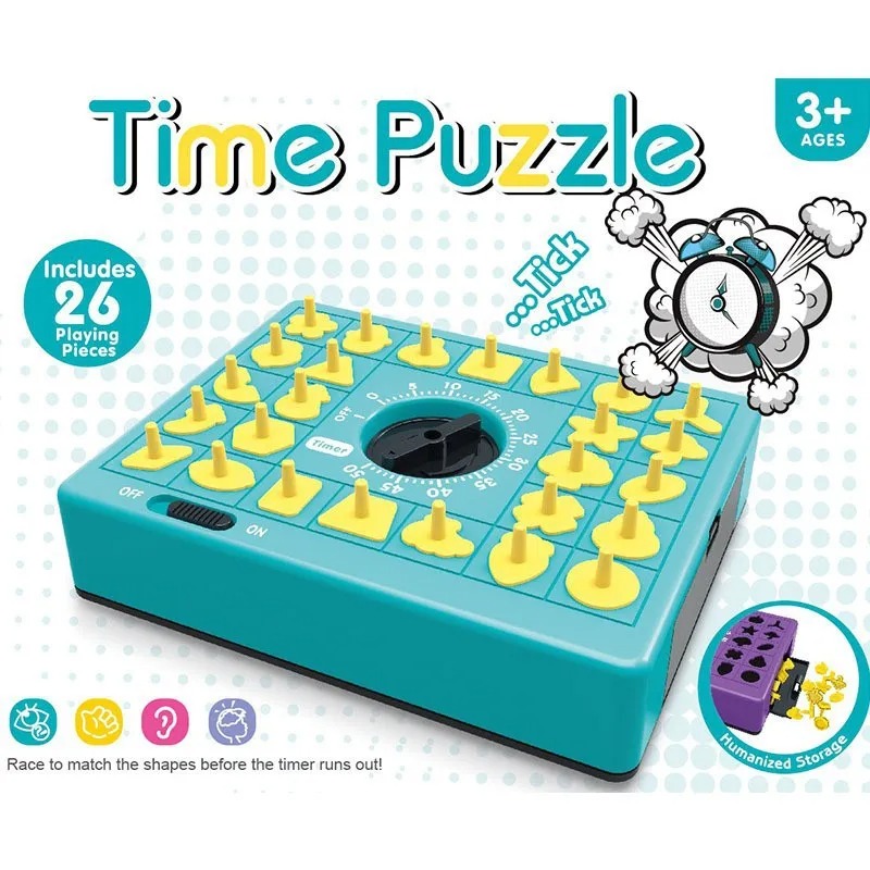 Board Game Anak - Children Time Board Puzzle Educational Table