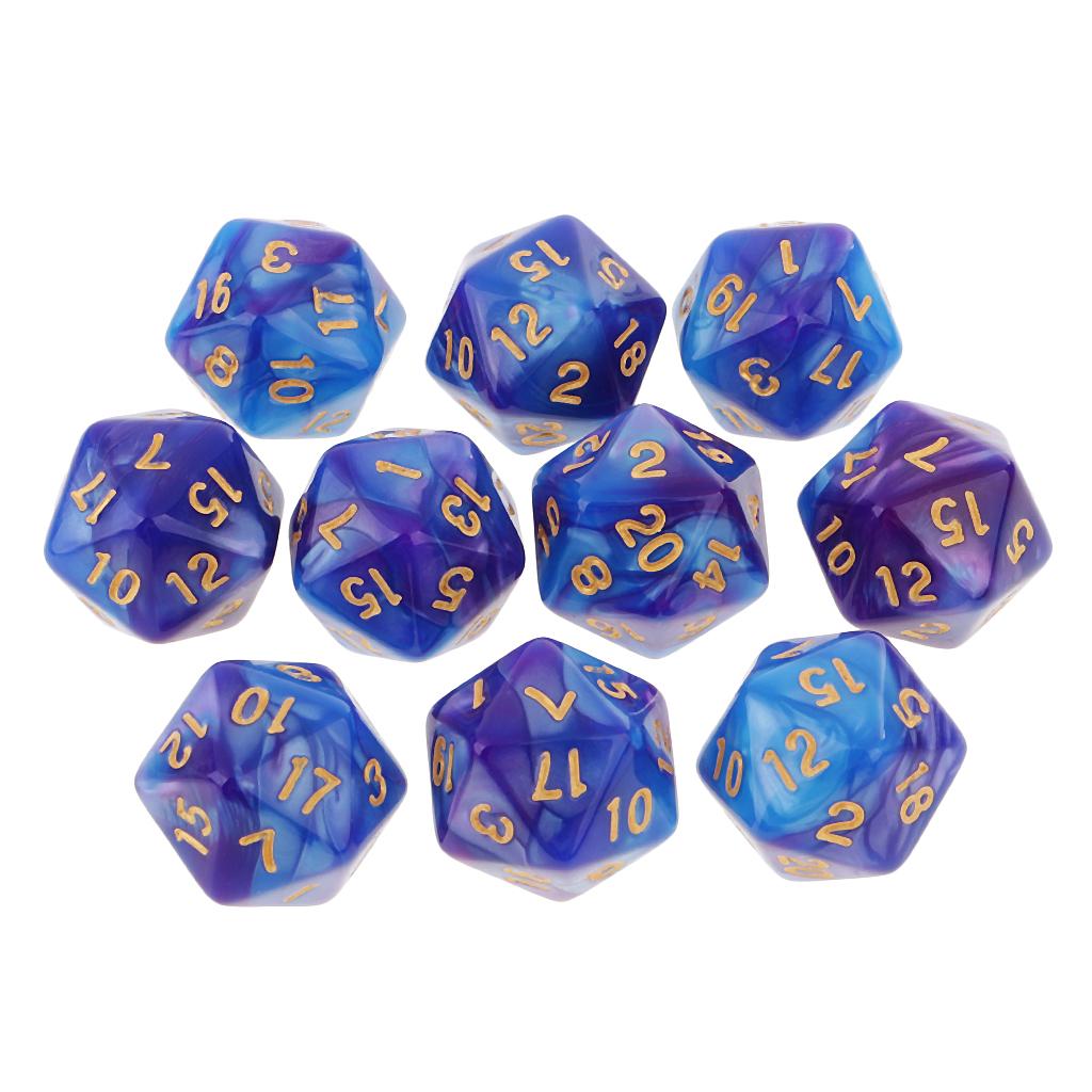 Board Game Electronic Table - 10 Chiếc Đa Diện 20 Mặt