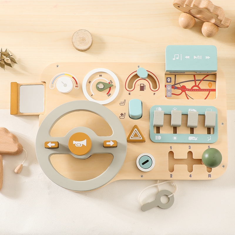 Kids Montessori Toys Car Busy  - đánh giá và giá Board Game Anak