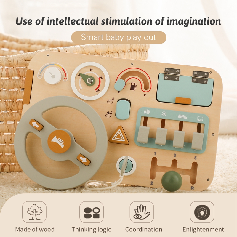 Kids Montessori Toys Car Busy  - đánh giá và giá Board Game Anak