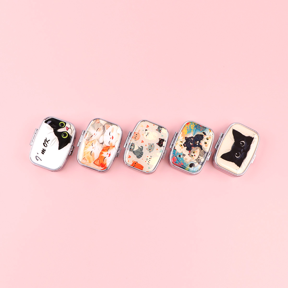 Black Cat Pill Boxes Cartoon A - đánh giá và giá Token Tray Organizer