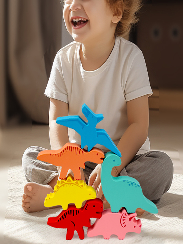 Wooden Balance Blocks Toys For - đánh giá và giá Board Game Anak