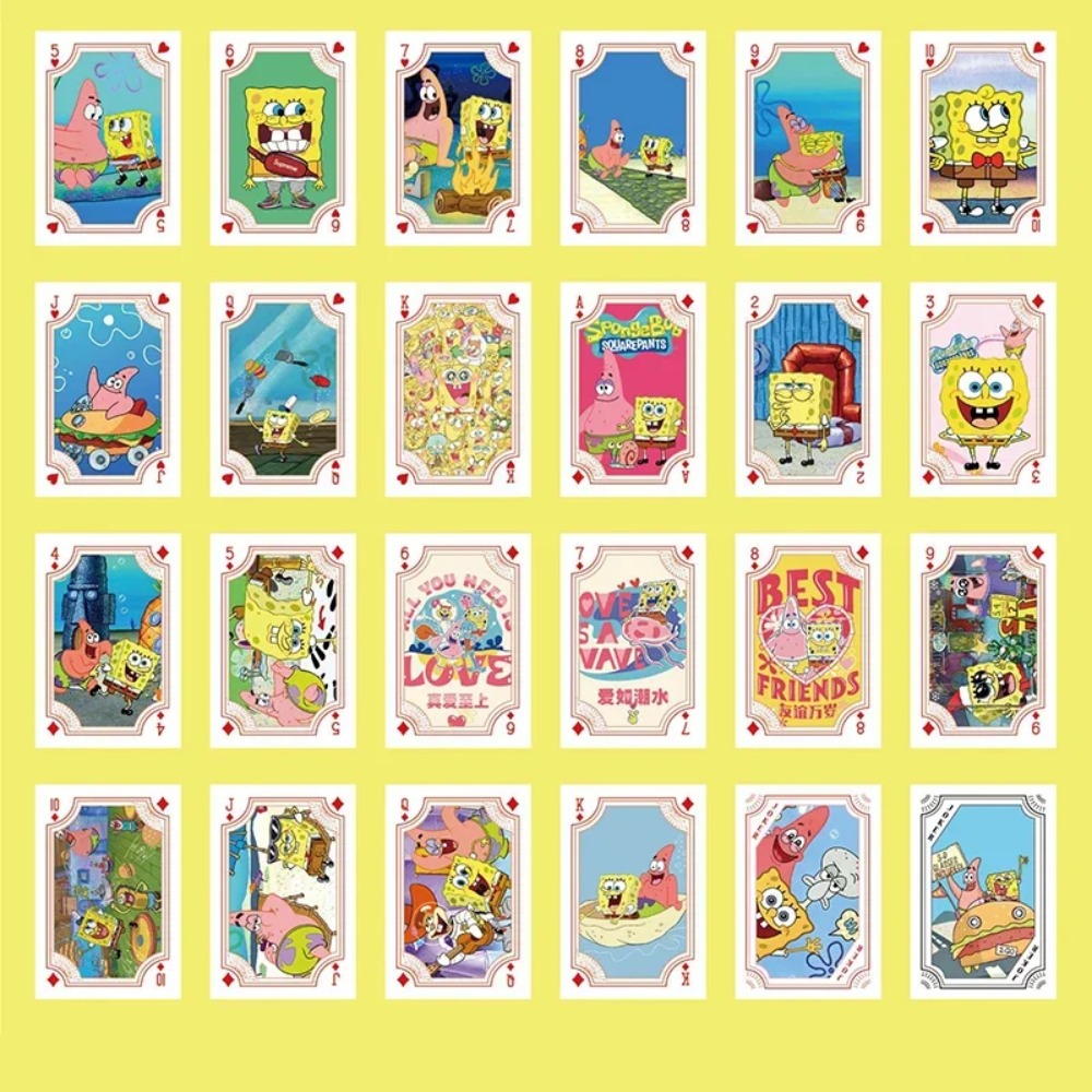 54Sheets/box SpongeBob Anime P - đánh giá và giá Card Game Deck