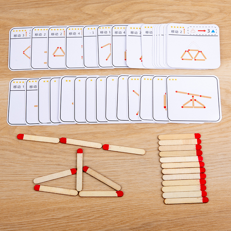 Montessori Matches Puzzles Gam - đánh giá và giá Board Game Anak