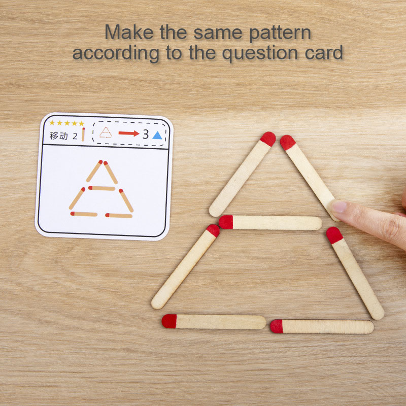 Montessori Matches Puzzles Gam - đánh giá và giá Board Game Anak