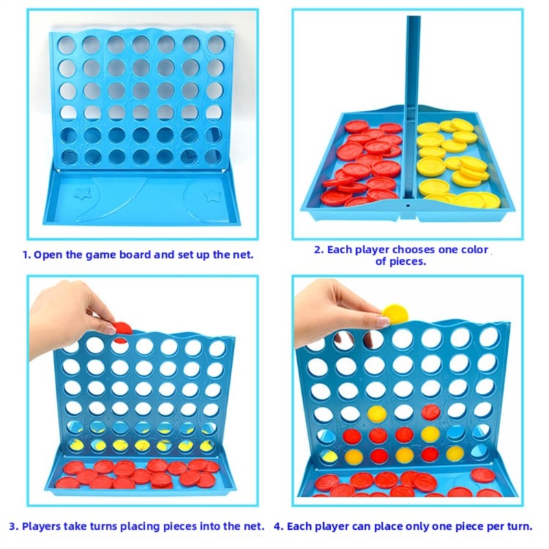 3D Four-in-a-Row Board Game fo - đánh giá và giá Board Game Anak