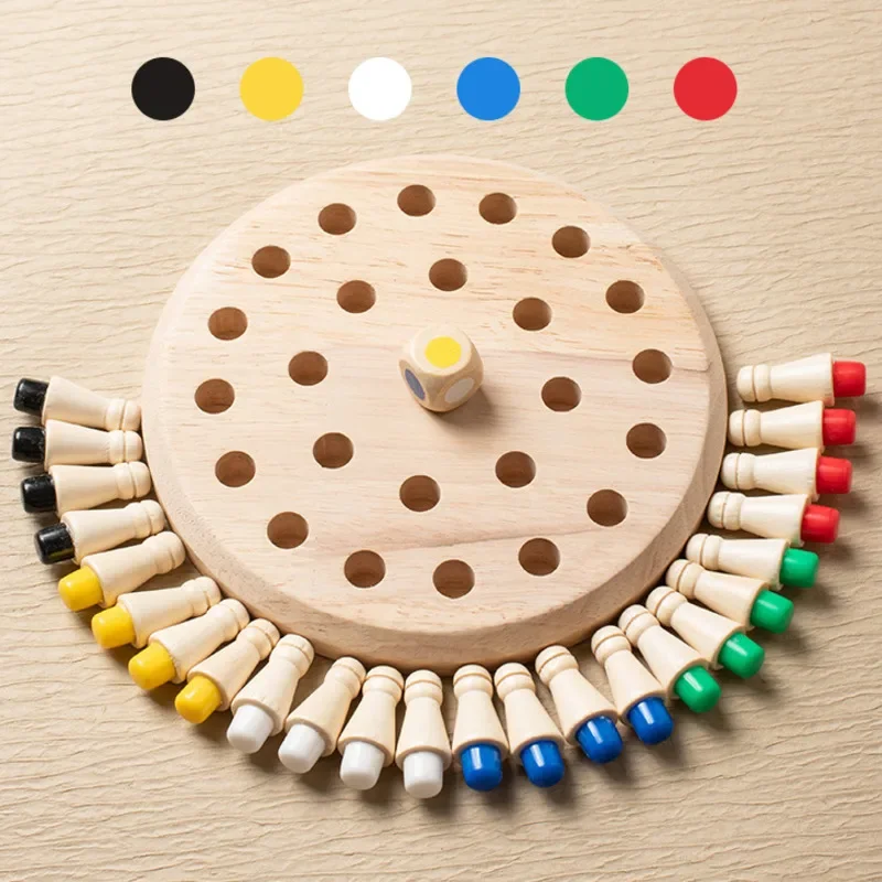 1PC Wooden Memory Match Stick  - đánh giá và giá Board Game Life