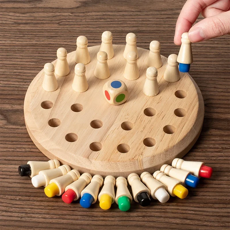1PC Wooden Memory Match Stick  - đánh giá và giá Board Game Life