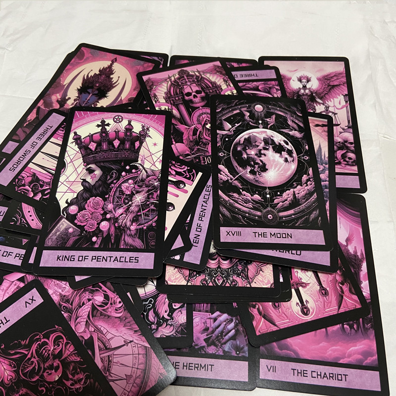 Pink Gothic Tarot Deck 78 Card - đánh giá và giá Board Game Life