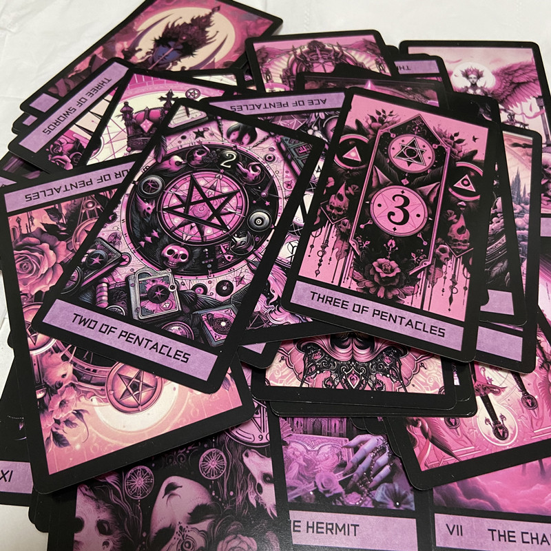 Pink Gothic Tarot Deck 78 Card - đánh giá và giá Board Game Life