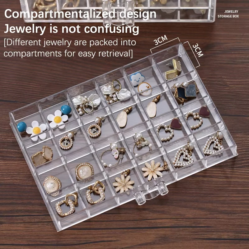 Transparent Jewelry Storage Bo - đánh giá và giá Token Tray Organizer