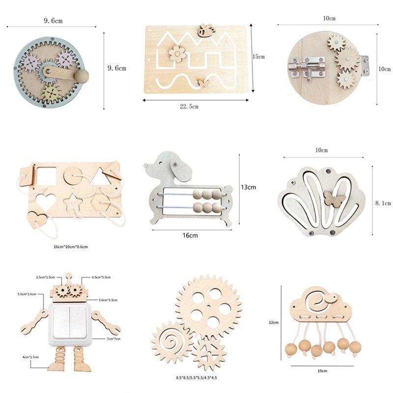 Kids Busy Board DIY Accessorie - đánh giá và giá Board Game Anak