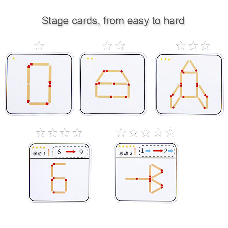 Montessori Matches Puzzles Gam - đánh giá và giá Board Game Anak