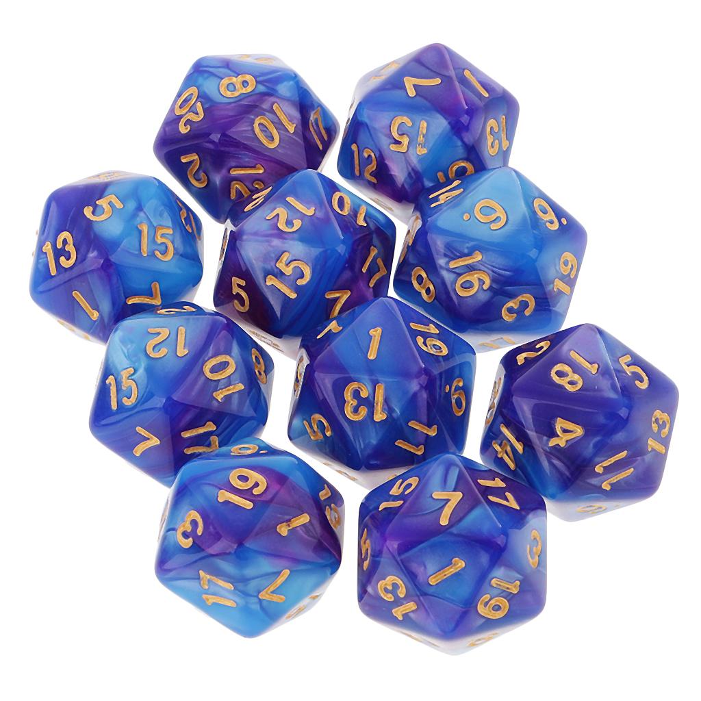 10 Chiếc Đa Diện 20 Mặt Xúc Xắ - đánh giá và giá Board Game Electronic Table