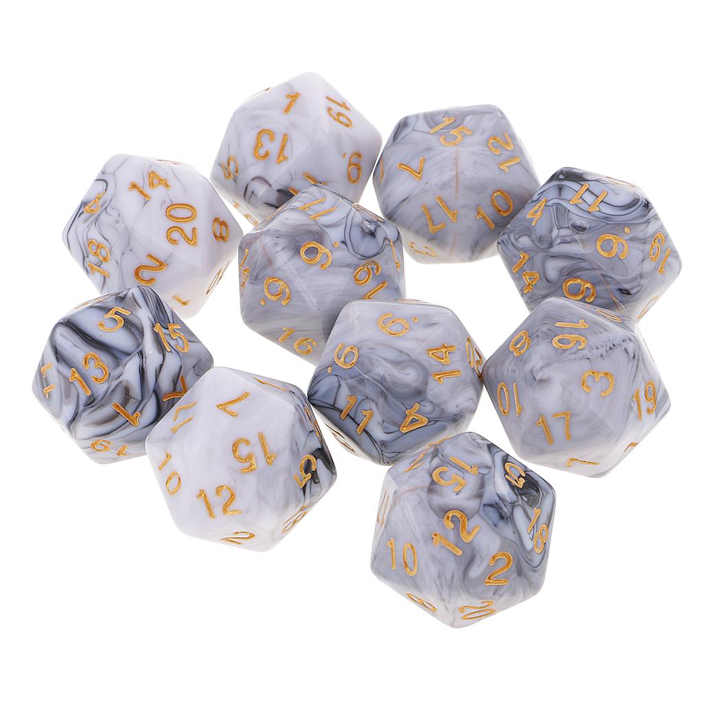 10 Chiếc Đa Diện 20 Mặt Xúc Xắ - đánh giá và giá Board Game Electronic Table