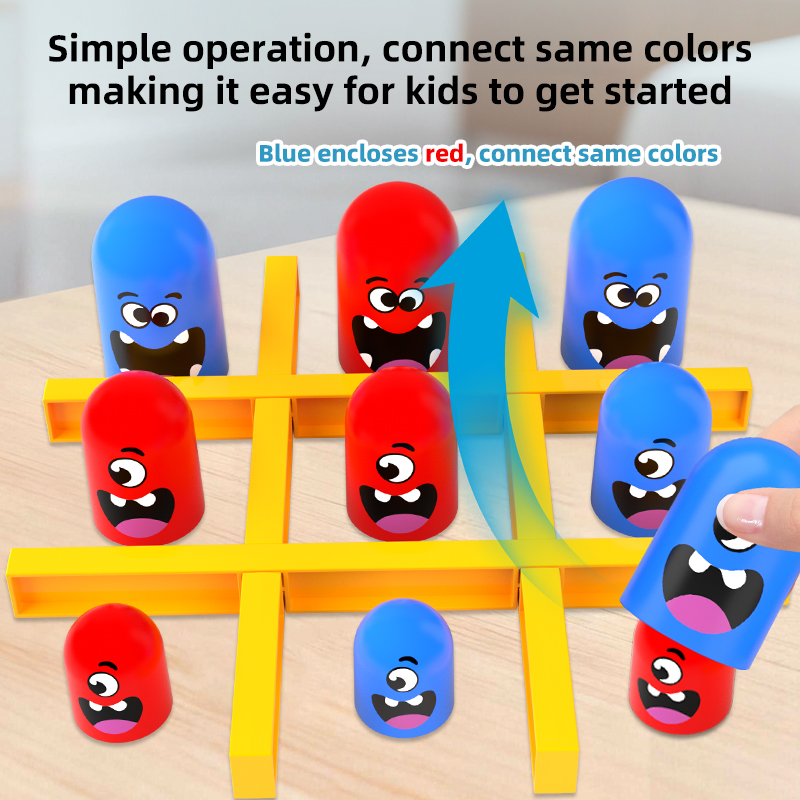Tic-Tac-Toe Eat-and-Be-Sized S - đánh giá và giá Board Game Anak