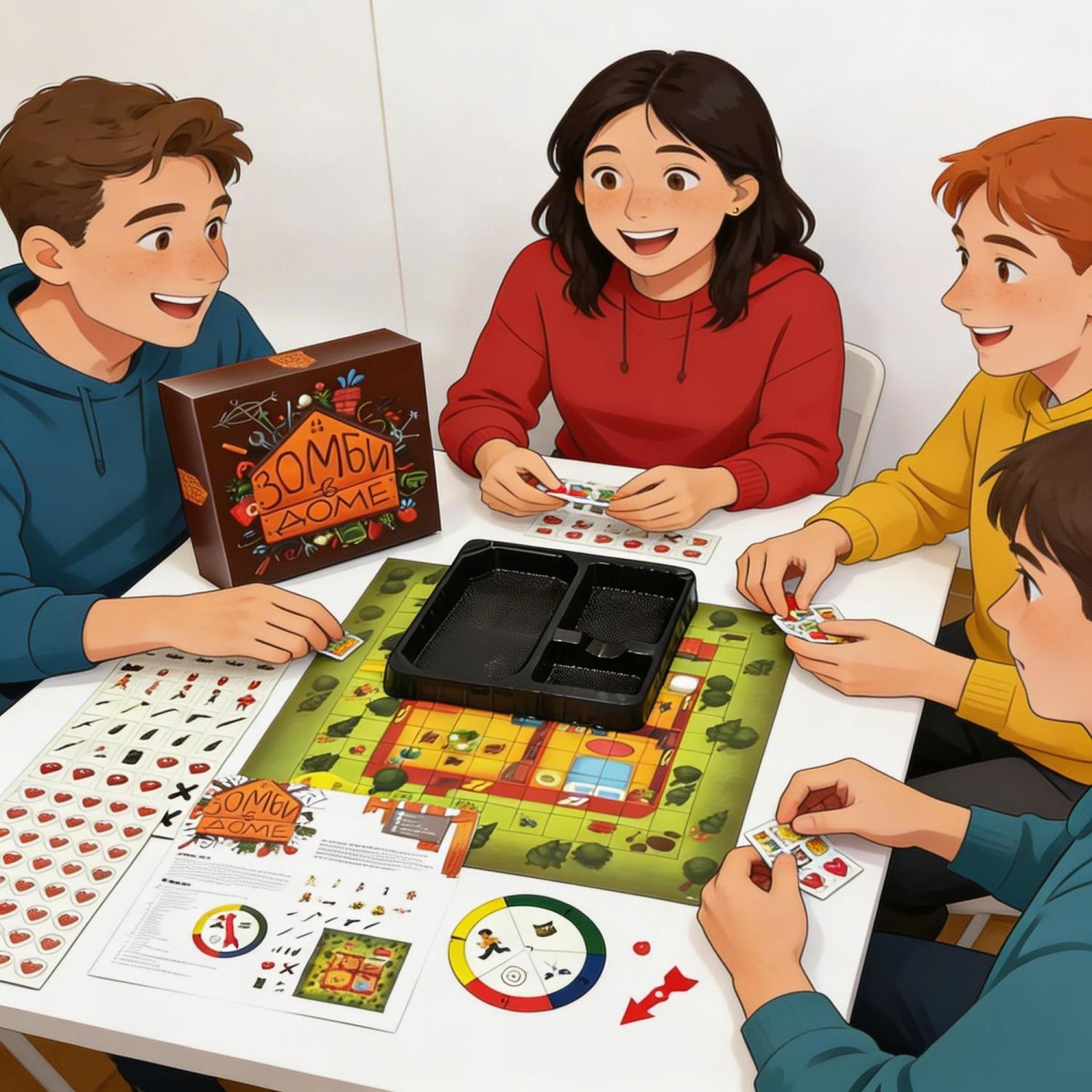 Russian Version Zombie Surviva - đánh giá và giá Board Game Zombie