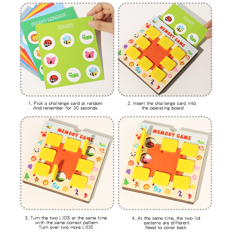 Wooden Memory Chess Toy For Ch - đánh giá và giá Board Game Life